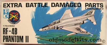 IMC 1/72 RF-4B Phantom II With Extra Battle Damaged Parts - US Air Force or Marines, 481-100 plastic model kit